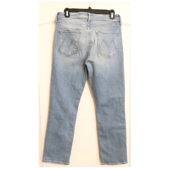 MOTHER In The Blink Of An Eye Mid Rise Dazzler Straight Leg Ankle Jeans - Picture 5 of 9